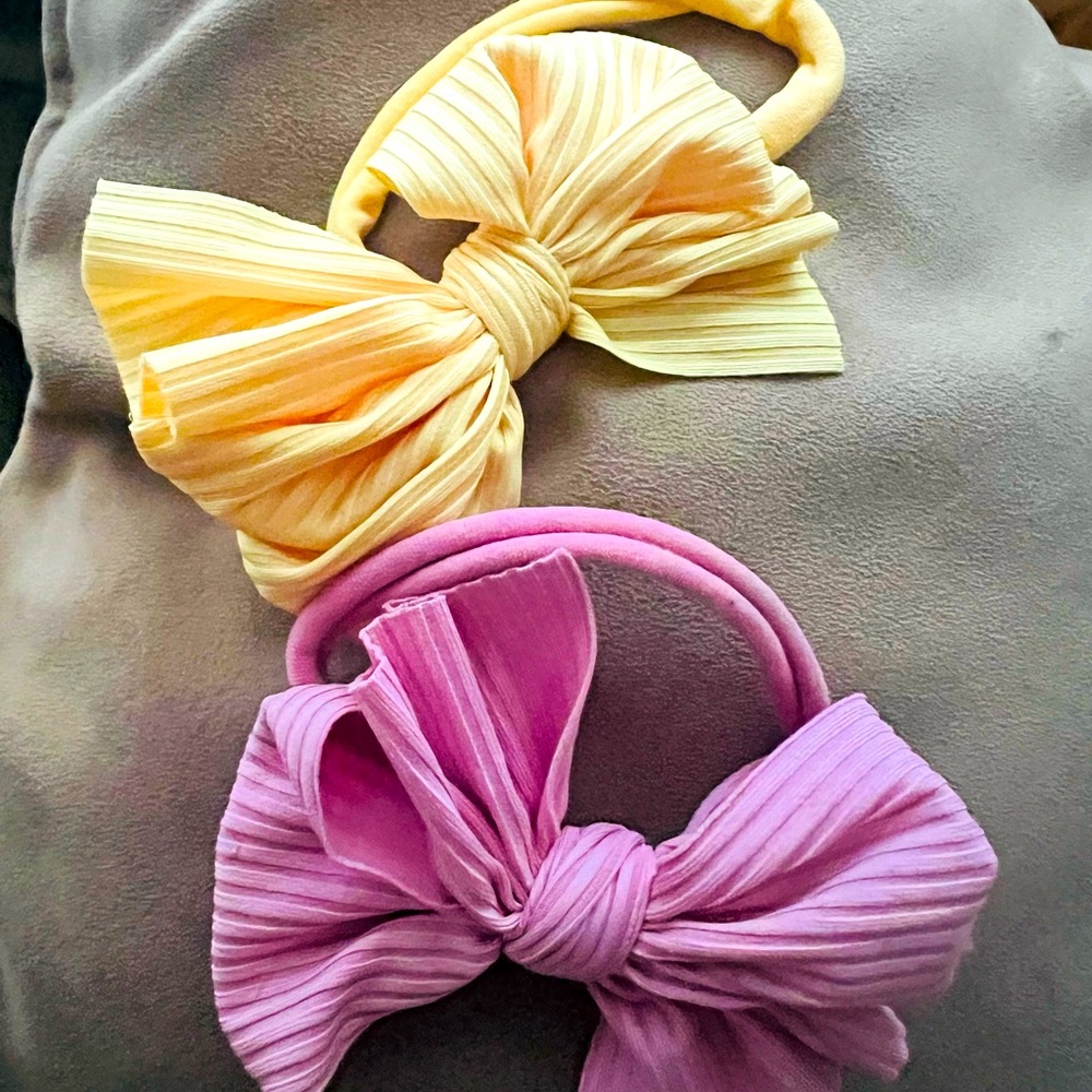 Baby/toddler Bow set